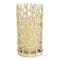 Gold Aluminum Coastal Candle Holder, 10" x 5" x 5"